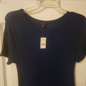 Ann Taylor Navy Blue Maxie Tiered Maxi Dress